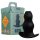 BUTTR Foxhole - Hollow Anal Expander Dildo (Black)