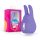 Good Vibes Tedy - Rechargeable Bunny Rabbit Vibrator (Purple)