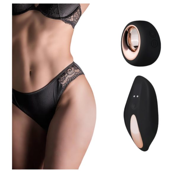 Pantyrebel - Rechargeable Vibrating Panties with Radio Control - Black (S-L)
