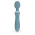 Bloom Orchid Wand - rechargeable massaging vibrator (turquoise)