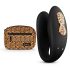 Panthra Zuna - Rechargeable Waterproof Couples Vibrator (Leopard Black)