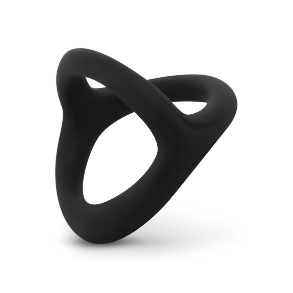 Easytoys Desire Ring - Flexible Penis and Testicle Ring (Black)