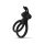 Easytoys Share Ring - Vibrating Black Penis & Testicle Ring
