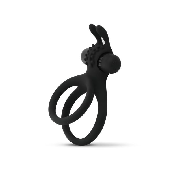 Easytoys Share Ring - Vibrating Black Penis & Testicle Ring