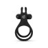 Easytoys Share Ring - Vibrating Black Penis & Testicle Ring
