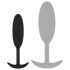 Easytoys Heavy Fulfiller - 54g Small Black Anal Plug