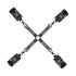 Bedroom Fantasies - Bondage Cross (Black) 