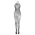Christine - Floral Mesh Jumpsuit (Black) - XS-L