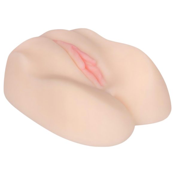 FWB - Ellen Rogers Realistic Vagina & Butt with Vibrator (Natural)
