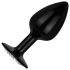 EasyToys Anal Collection - Black Gem Anal Plug - Size Small