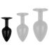 EasyToys Anal Collection - Black Gem Anal Plug - Size Small