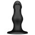 BUTTR FIM-92 - suction cup anal dildo (black)
