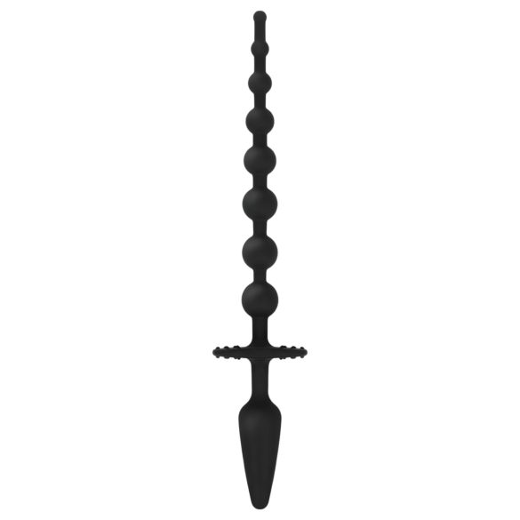 EasyToys - 2-in-1 Anal Plug (Black)