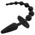 EasyToys - 2-in-1 Anal Plug (Black)