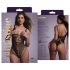 Christine - Fishnet Bodysuit - Black - Size S-L