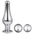 Gleaming Love - Silver Anal Plug Set (3-Piece)