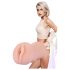 The Girl Next Door Tracey - Vibrating Pleasure Stroker (Natural)