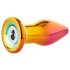 Glamour Glass - Tapered, Vibrant Glass Radio-Controlled Anal Vibrator