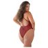 Allure - Red Leopard Print Bodysuit