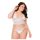 Coquette - Lace Lingerie Set - White (XL)