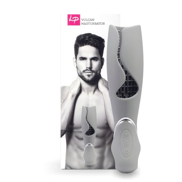 LoversPremium Vulcan - Rechargeable Waterproof Masturbator (Gray)