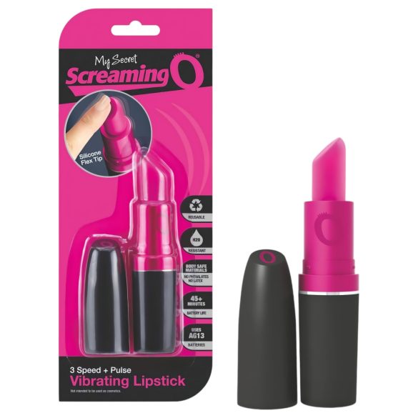 Screaming Lipstick - Black & Pink Lipstick Vibe