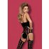 Obsessive G310 - Black Polka Dot Fishnet Set (S-L)