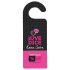 Sex Dice Set with Door Hanger (Black-Pink)