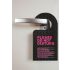 Sex Dice Set with Door Hanger (Black-Pink)