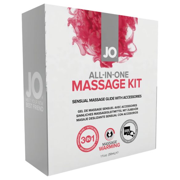 System JO All-in-One Warming Massage Kit (3 pieces)