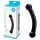 GLAS - Black Glass Double Dildo