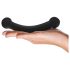 GLAS - Black Glass Double Dildo