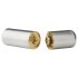 Crave Bullet - Rechargeable Mini Lipstick Vibrator (Silver-Gold)
