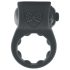 Screaming PrimO Tux - Black Waterproof Vibrating Pleasure Ring