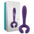 Rianne Duo - Waterproof Rechargeable Couple's Vibrator (Purple)
