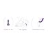 Rianne Duo - Waterproof Rechargeable Couple's Vibrator (Purple)