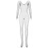 Obsessive N109 - Black Openwork Long-Sleeve Jumpsuit (S-L)