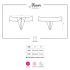 Obsessive Miamor - Sparkling Open Lace Thong for Women (Black)