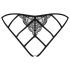 Obsessive Miamor - Black Lace Open-Back Panties