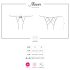 Obsessive Miamor - Black Lace Open-Back Panties
