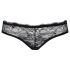 Obsessive Frivolla - Black Lacy Women's Panties - Playfully Chic