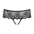 Obsessive Merossa - Sparkling Open Women's Thong - Black