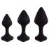 FeelzToys Bibi - Black Anal Plug Set (3-Piece)