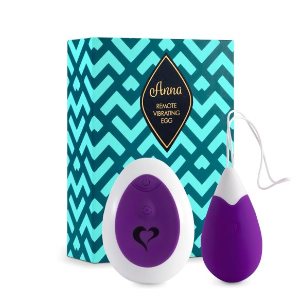 FEELZTOYS Anna - Rechargeable Remote Vibrating Egg (Purple)