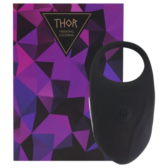 Feelztoys Thor - Rechargeable Vibrating Black Penis Ring