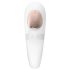Satisfyer Pro 4 Couples - Rechargeable Air-Pulse Vibrator for Couples (White)