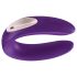 Satisfyer Double Plus Remote - Purple Rechargeable Couple's Vibrator