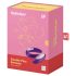 Satisfyer Double Plus Remote - Purple Rechargeable Couple's Vibrator