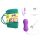 FEELZTOYS Twisty - Rotating Vibrating Egg (Purple)