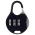 LOCK A WILLY - Silicone Chastity Cage with Lock (Black)